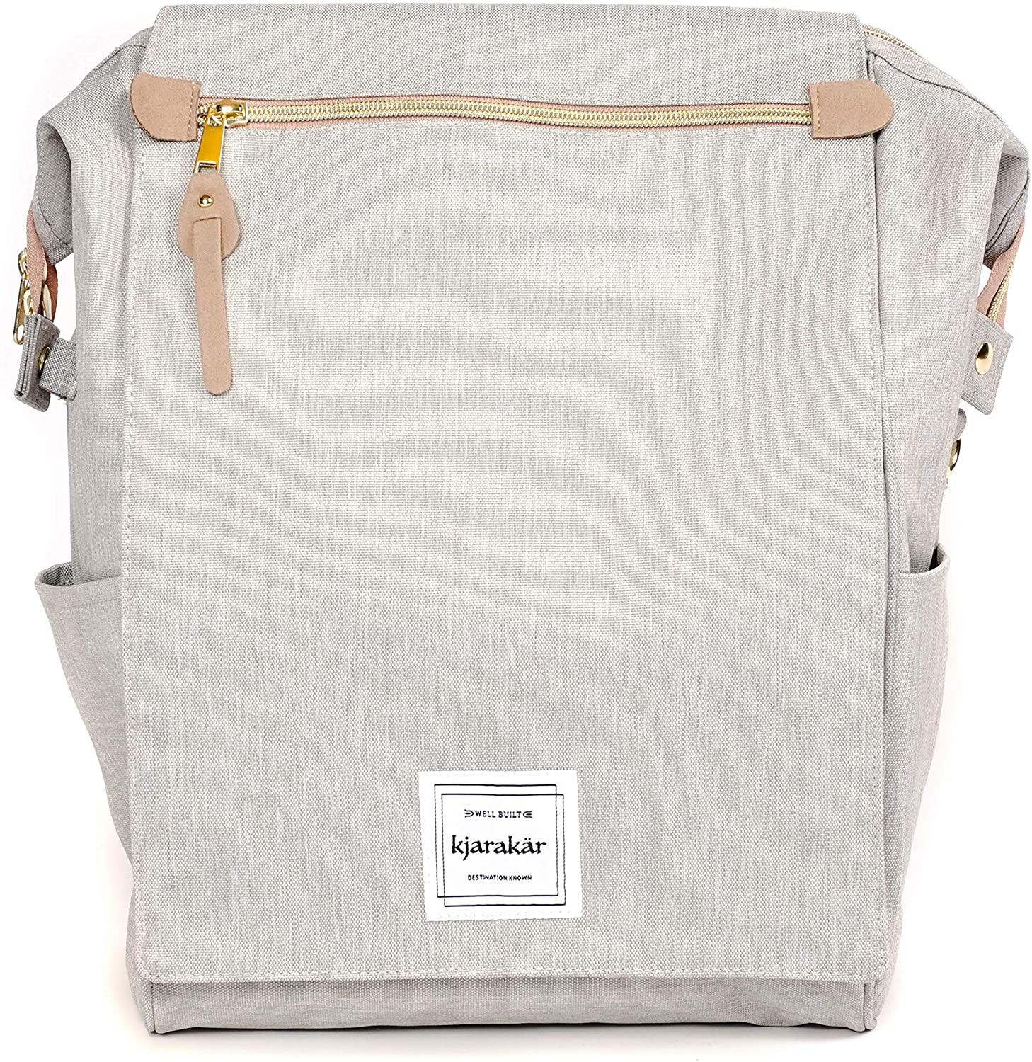 KJARAKÄR Backpack | Classic & Premium Styles | Metal Zippers | Leather Accessories | Gym, Work, School, Diaper Bag - JOY2ESpree