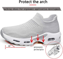 
                        
                          Muat gambar ke penampil Galeri, PDBQ Women's Walking Shoes Sock Sneakers Mesh Slip On Air Cushion Nurse Shoes Platform Loafers Breathable Lightweight Comfortable Socks Shoes
                        
                      