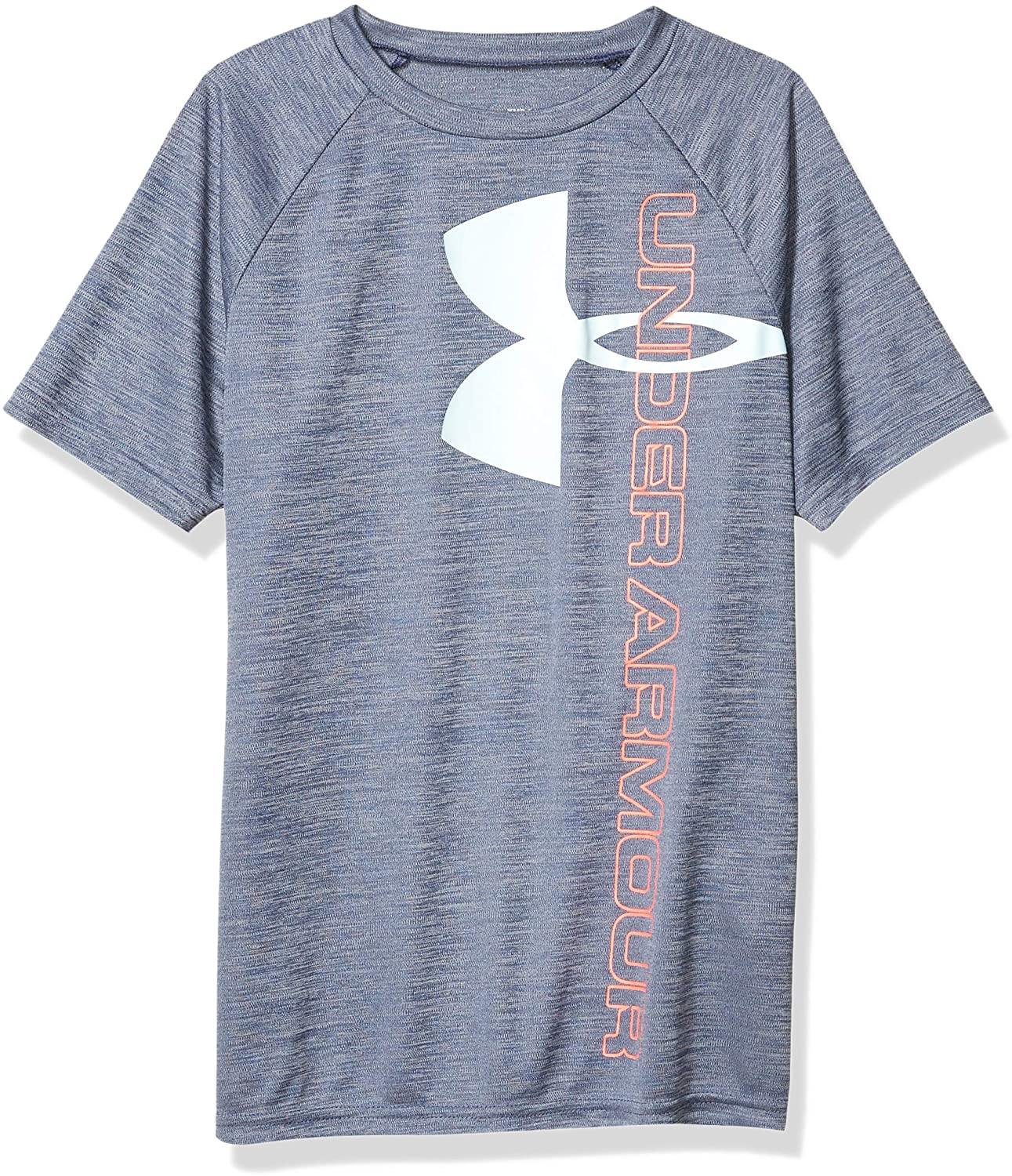 Under Armour Boys' Tech Split Logo Hybrid T-Shirt - JOY2ESpree