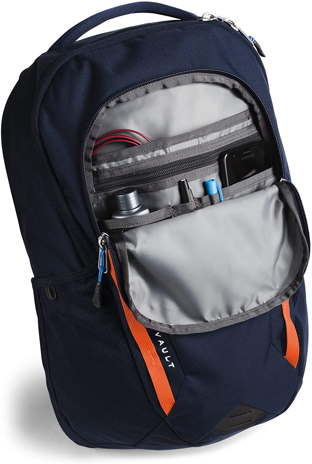 The North Face Vault Backpack, Moab Khaki/Asphalt Grey, One Size