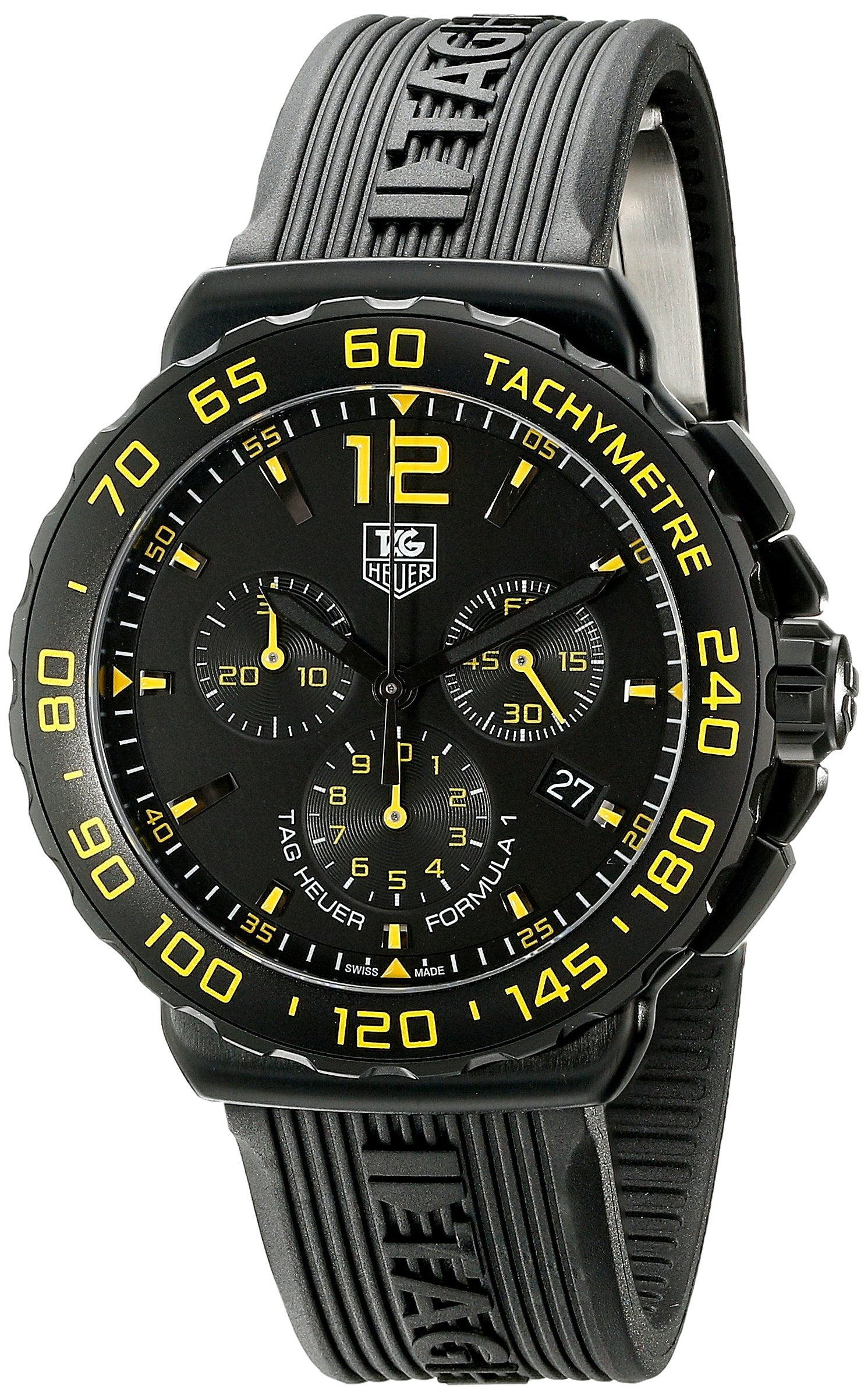 TAG Heuer Men's CAU111E.FT6024 Analog Display Quartz Black Watch