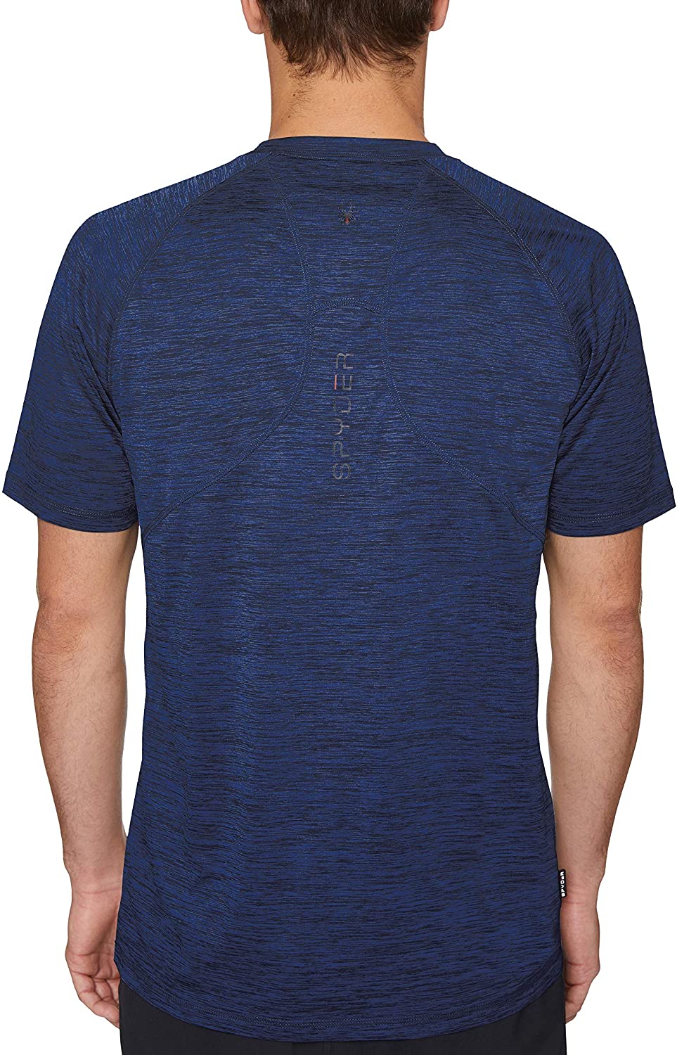 Spyder Men's Hydro Stretch Swim T-Shirt - Quick Dry Short Sleeve Rash Guard Tee