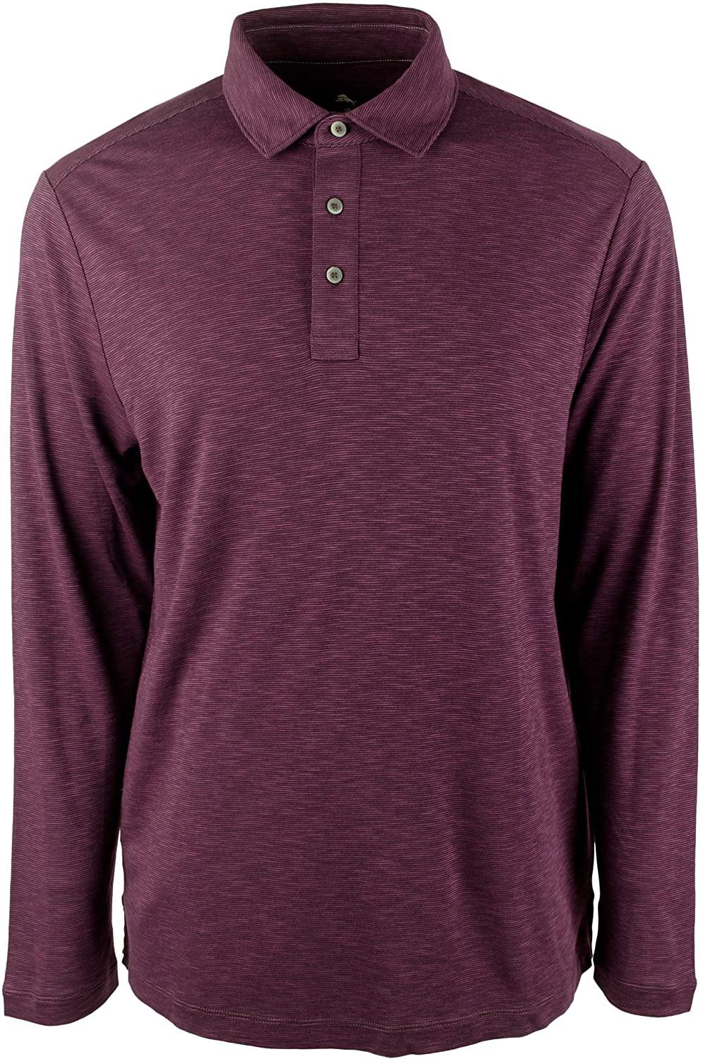 Tommy Bahama Mens Tencel Blend Heathered Polo Shirt - JOY2ESpree