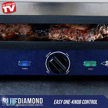 
                        
                          गैलरी व्यूवर में इमेज लोड करें, Blue Diamond Cookware Sizzle Griddle Ceramic Nonstick Electric Griddle - JOY2ESpree
                        
                      