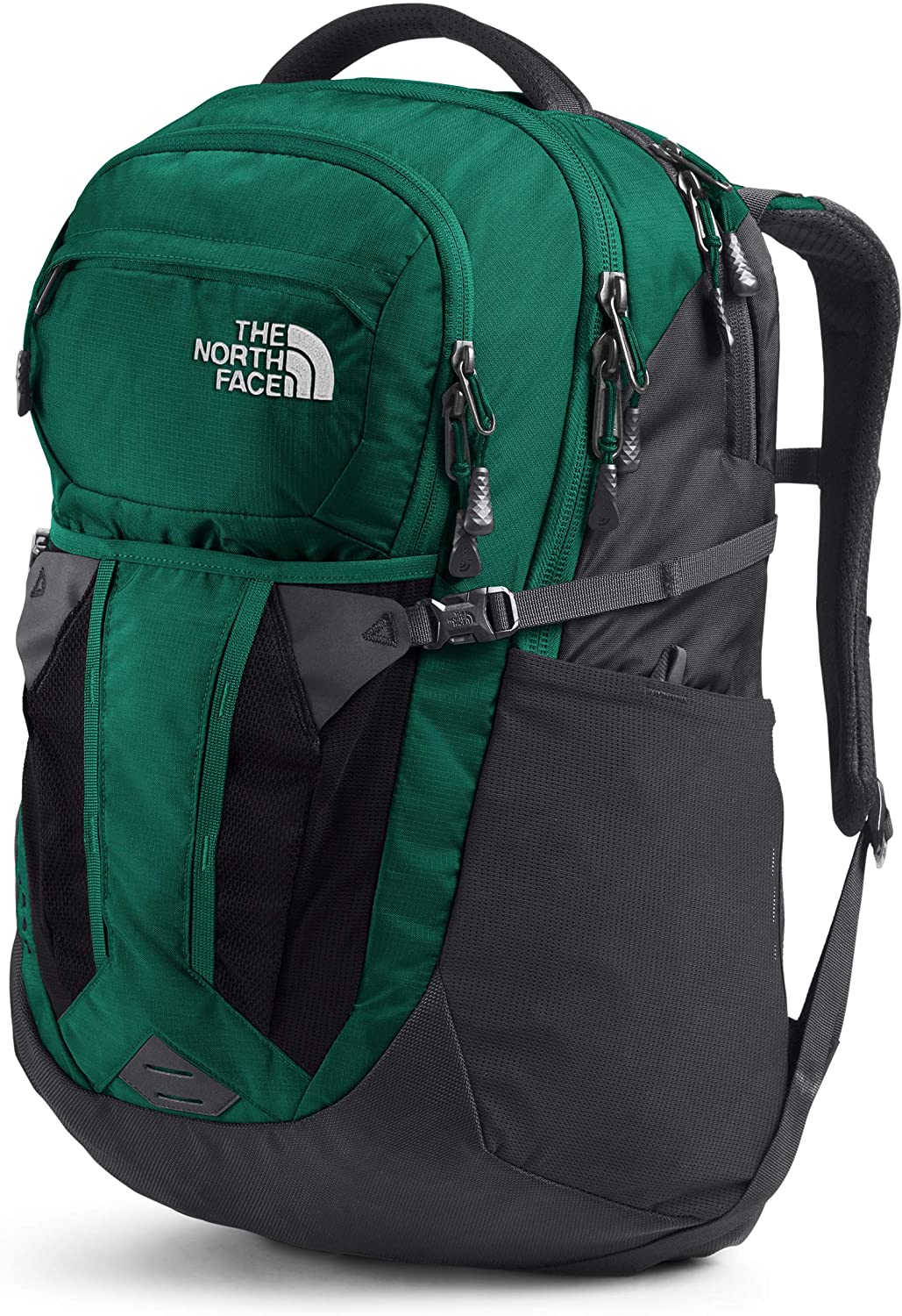 The North Face Women's Recon Backpack, TNF Black Heather/Silver Reflective, One Size