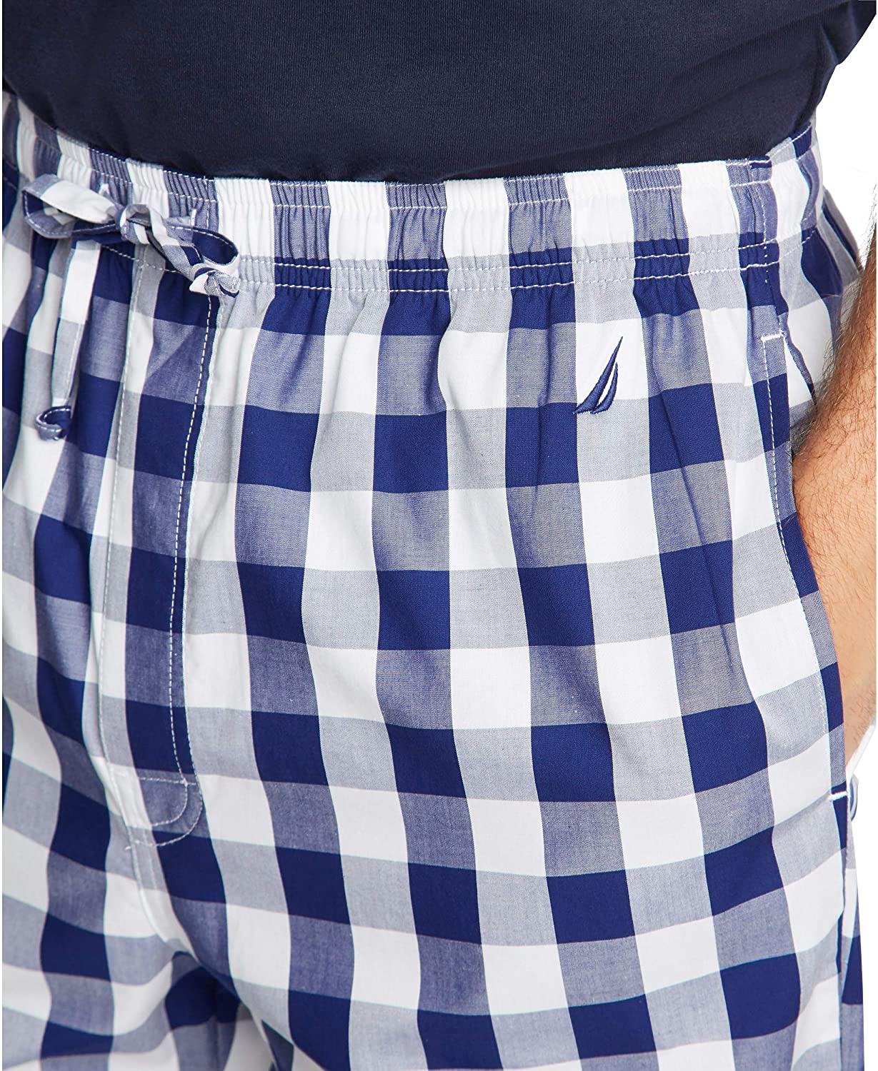 Nautica Men's Soft Woven 100% Cotton Elastic Waistband Sleep Pajama Pant - JOY2ESpree