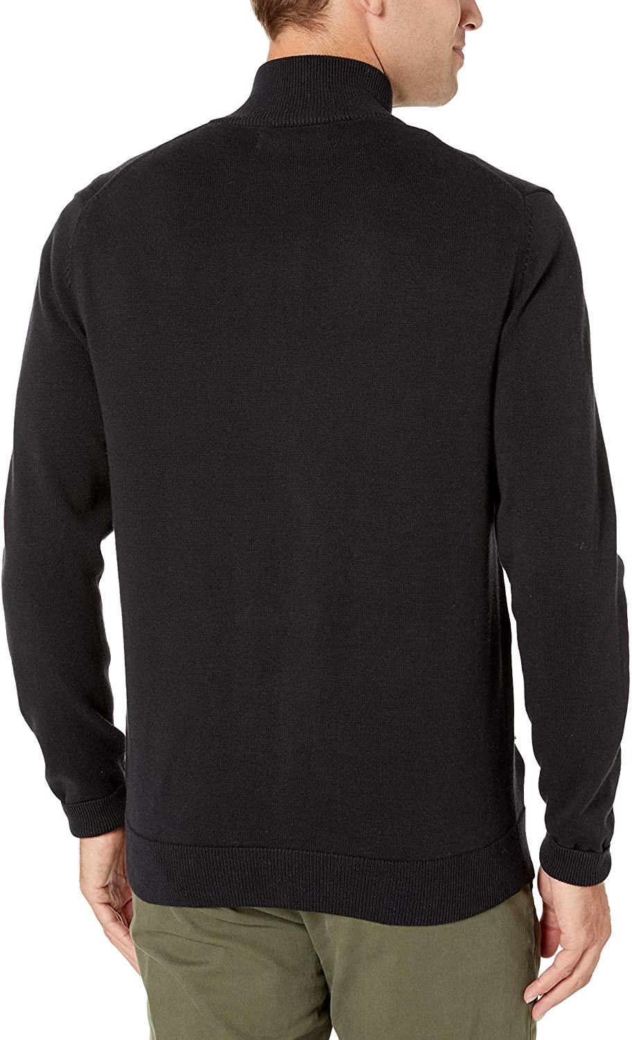 Amazon Essentials Men's Full-Zip Cotton Sweater