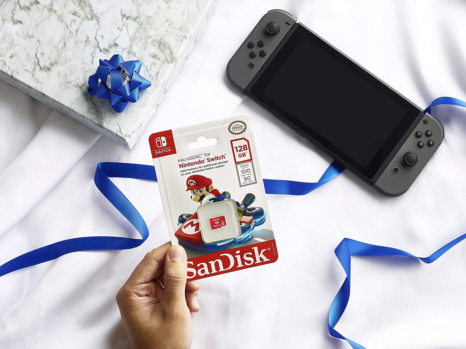 SanDisk 256GB microSDXC Card, Licensed for Nintendo Switch - SDSQXAO-256G-GNCZN - JOY2ESpree