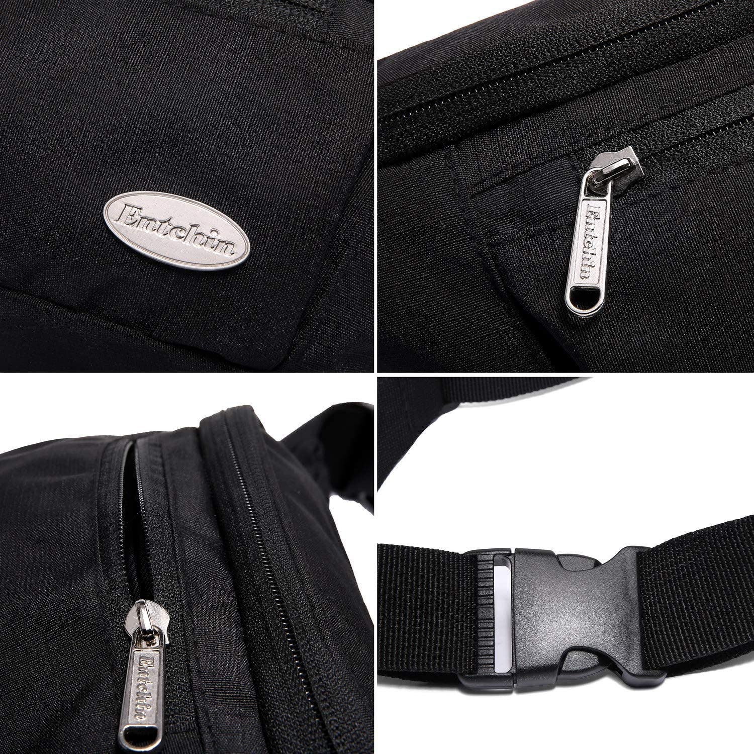Entchin Fanny Pack for Hiking, Running and Travel