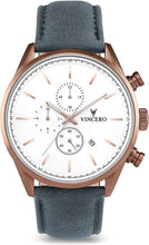 
                        
                          將圖片載入圖庫檢視器 Vincero Luxury Men's Chrono S Wrist Watch - Top Grain Italian Leather Watch Band - 43mm Chronograph Watch - Japanese Quartz Movement…
                        
                      