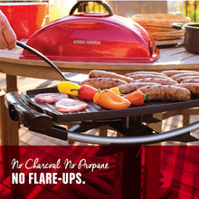 
                        
                          गैलरी व्यूवर में इमेज लोड करें, George Foreman 12-Serving Indoor/Outdoor Rectangular Electric Grill, Red, GFO201R - JOY2ESpree
                        
                      