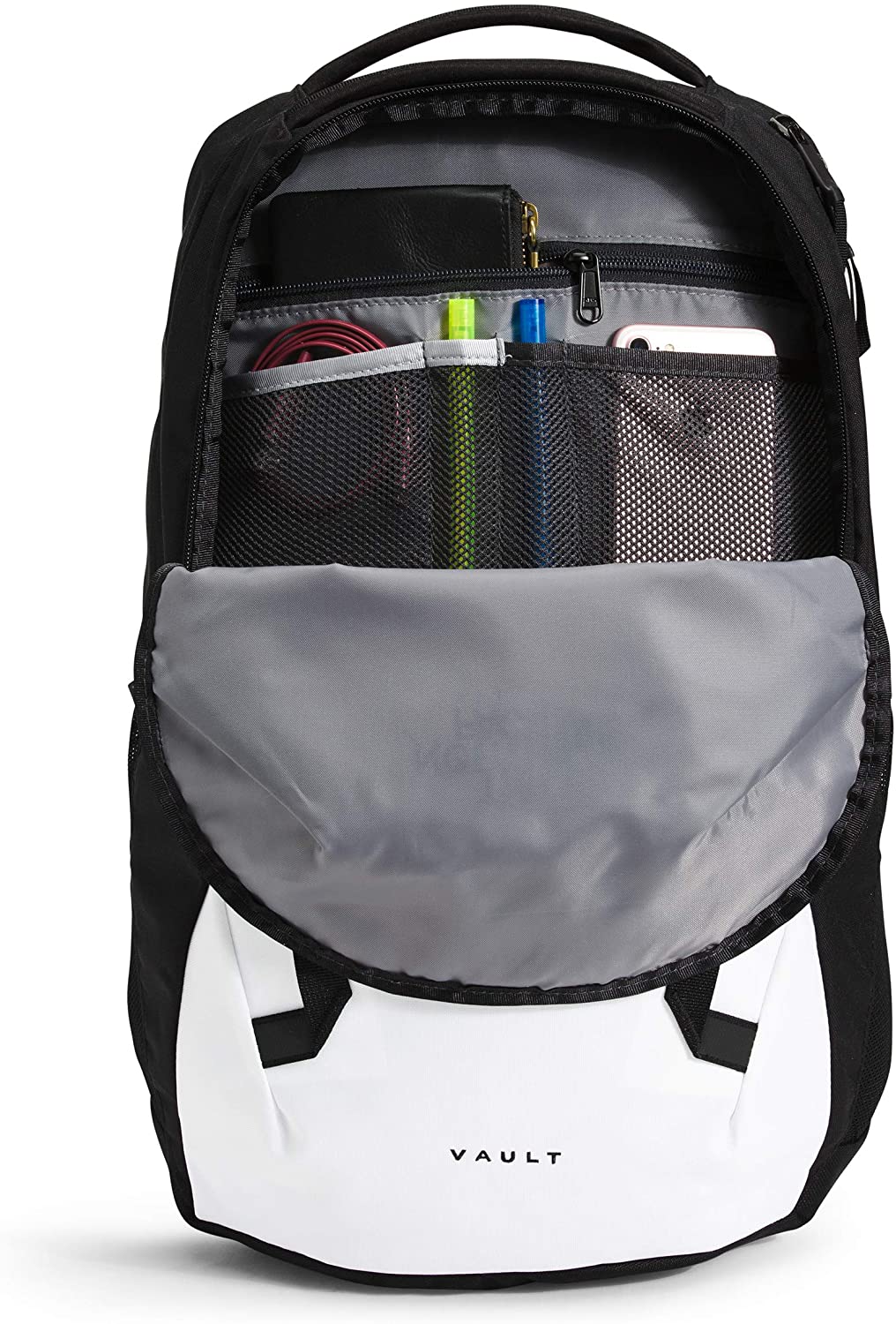 The North Face Vault Backpack, Moab Khaki/Asphalt Grey, One Size