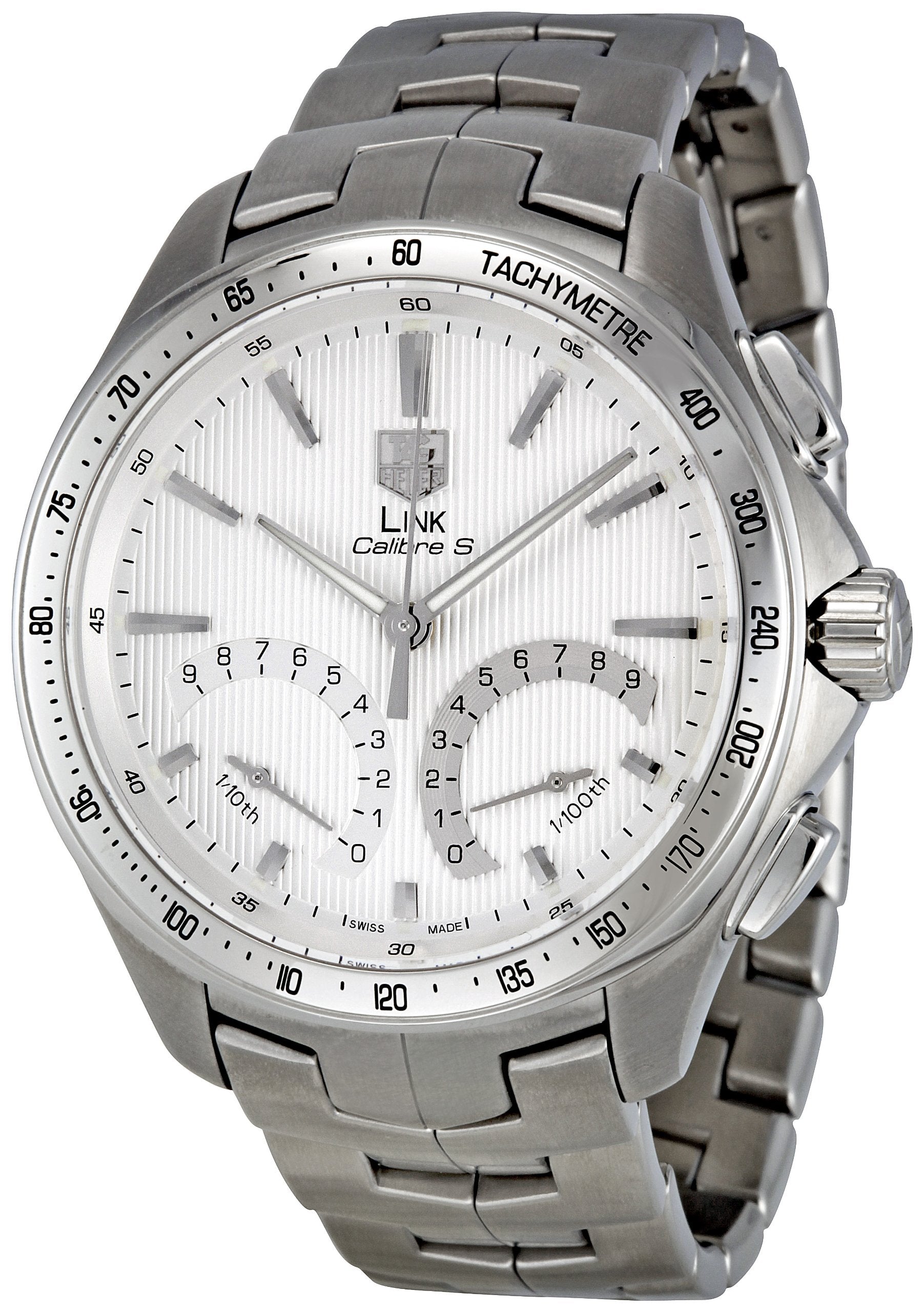 Tag Heuer Men's CAT7011.BA0952 Link Calibre S Silver Dial Dress Watch
