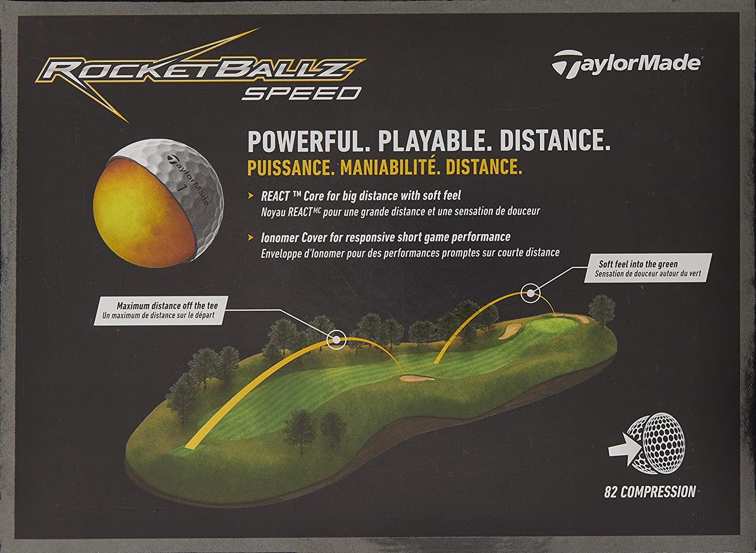 TaylorMade Rocketballz Speed Golf Balls - JOY2ESpree