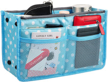 
                        
                          Muat gambar ke penampil Galeri, Vercord Updated Purse Handbag Organizer Insert Liner Bag in Bag 13 Pockets Purple Small
                        
                      