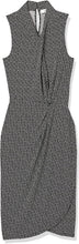 
                        
                          Muat gambar ke penampil Galeri, Amazon Brand - Lark &amp; Ro Women's Sleeveless Crossover Twist Neck Faux Wrap Dress
                        
                      