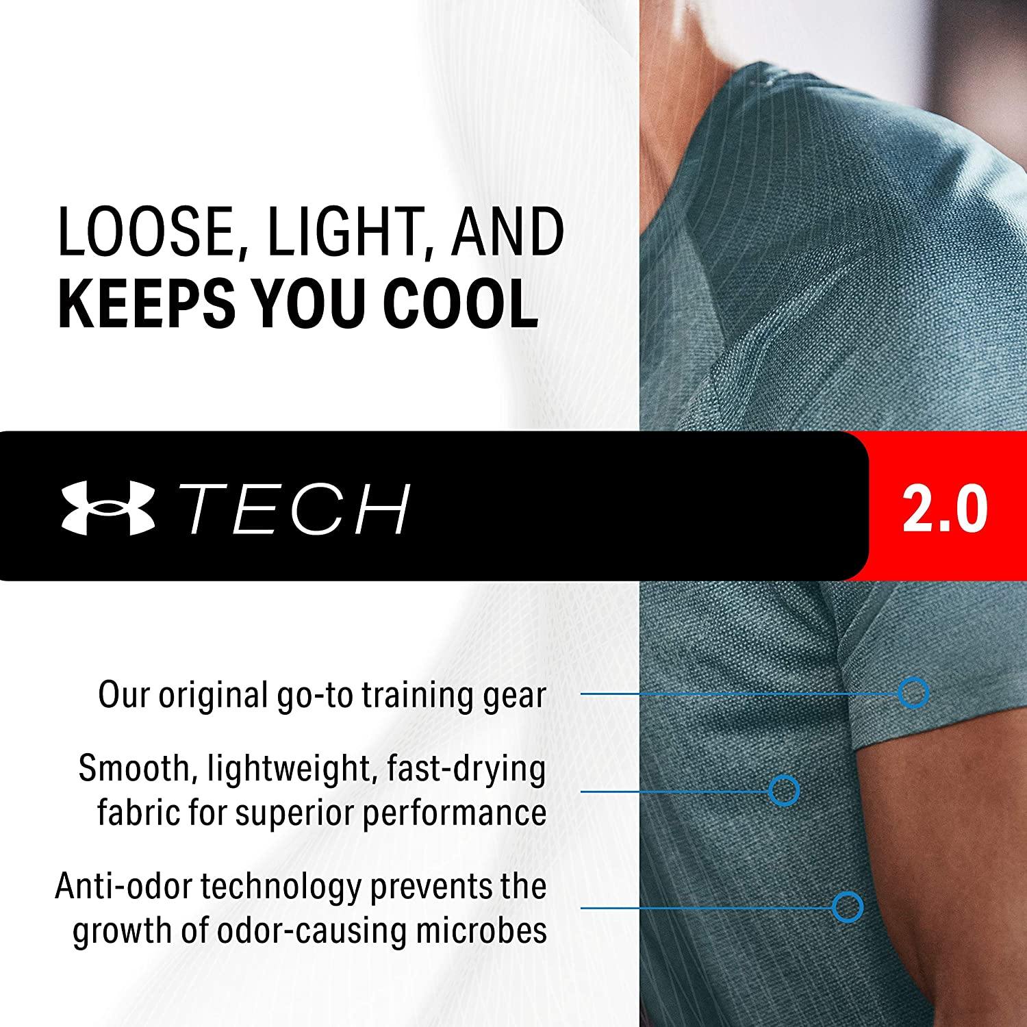 Under Armour Boys' Tech Big Logo Printed Short Sleeve Gym T-Shirt