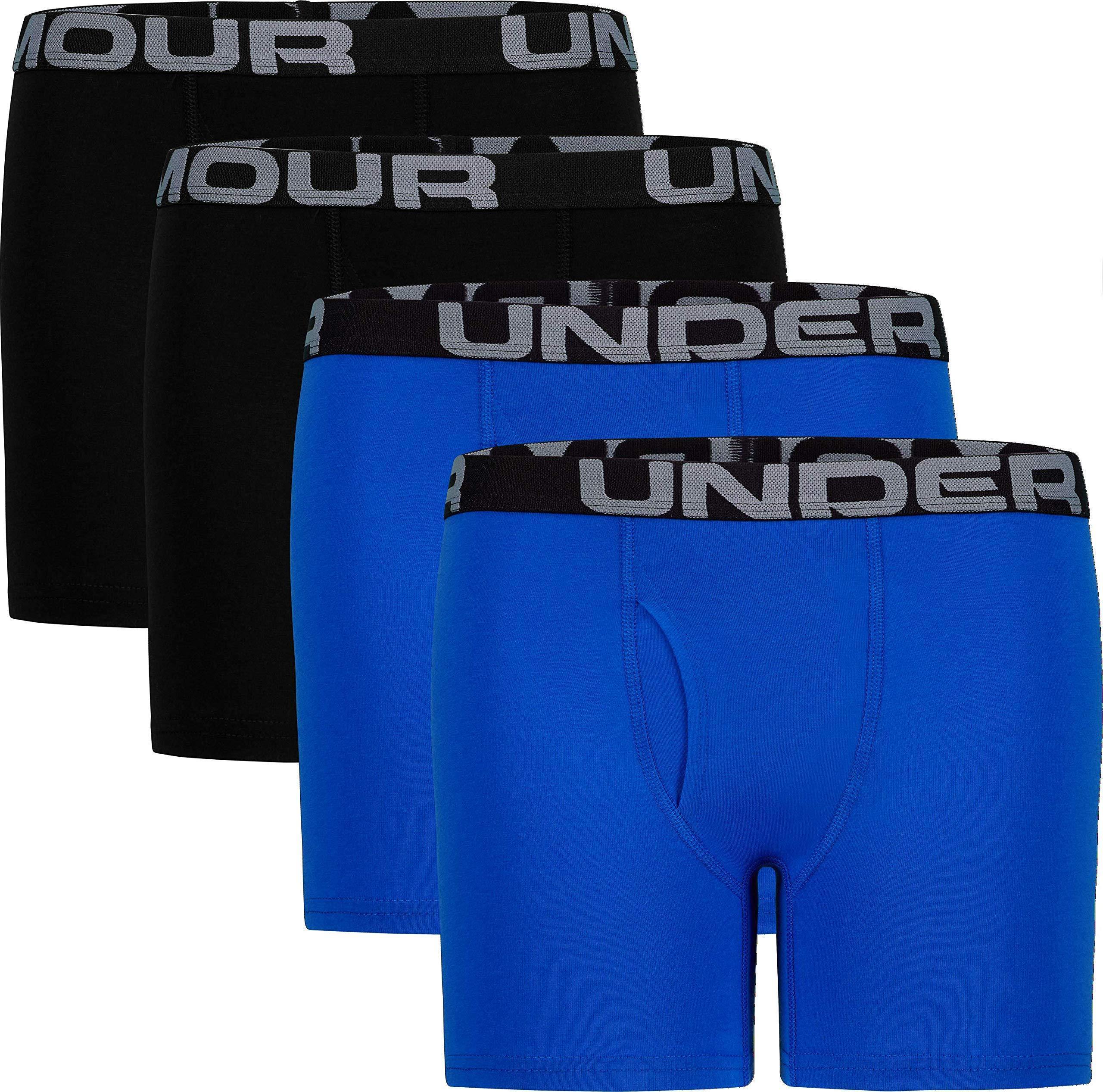 Under Armour Boys' Big Charged Cotton Stretch Boxer Jock