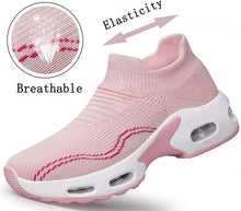 
                        
                          Muat gambar ke penampil Galeri, PDBQ Women's Walking Shoes Sock Sneakers Mesh Slip On Air Cushion Nurse Shoes Platform Loafers Breathable Lightweight Comfortable Socks Shoes
                        
                      