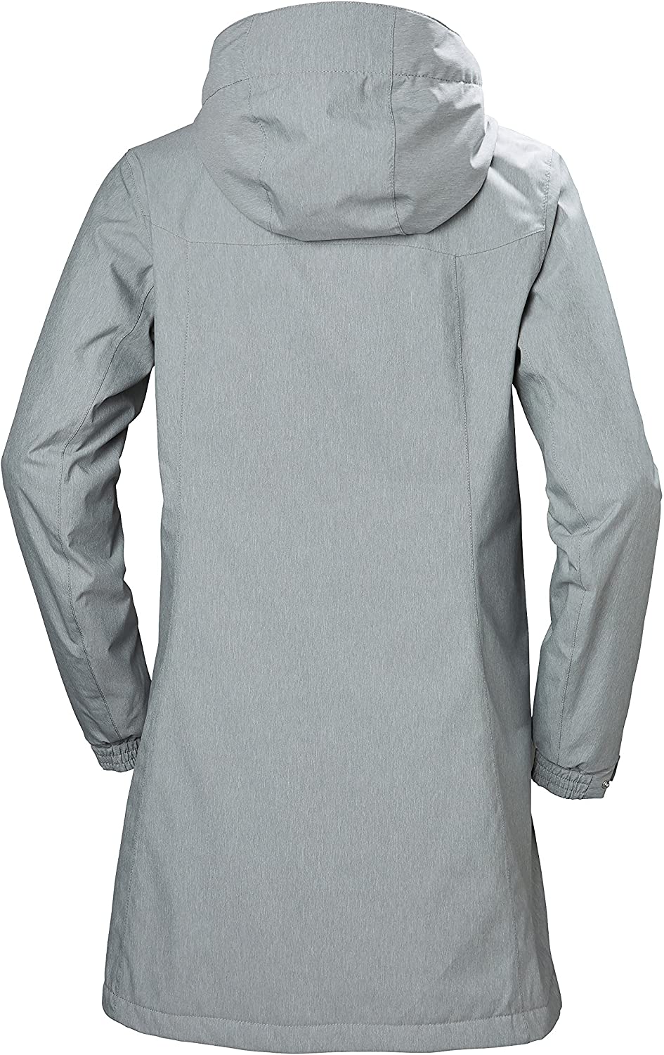 Helly-Hansen Womens Aden Insulated Waterproof Windproof Breathable Long Length Packable Hood Rain Coat Jacket