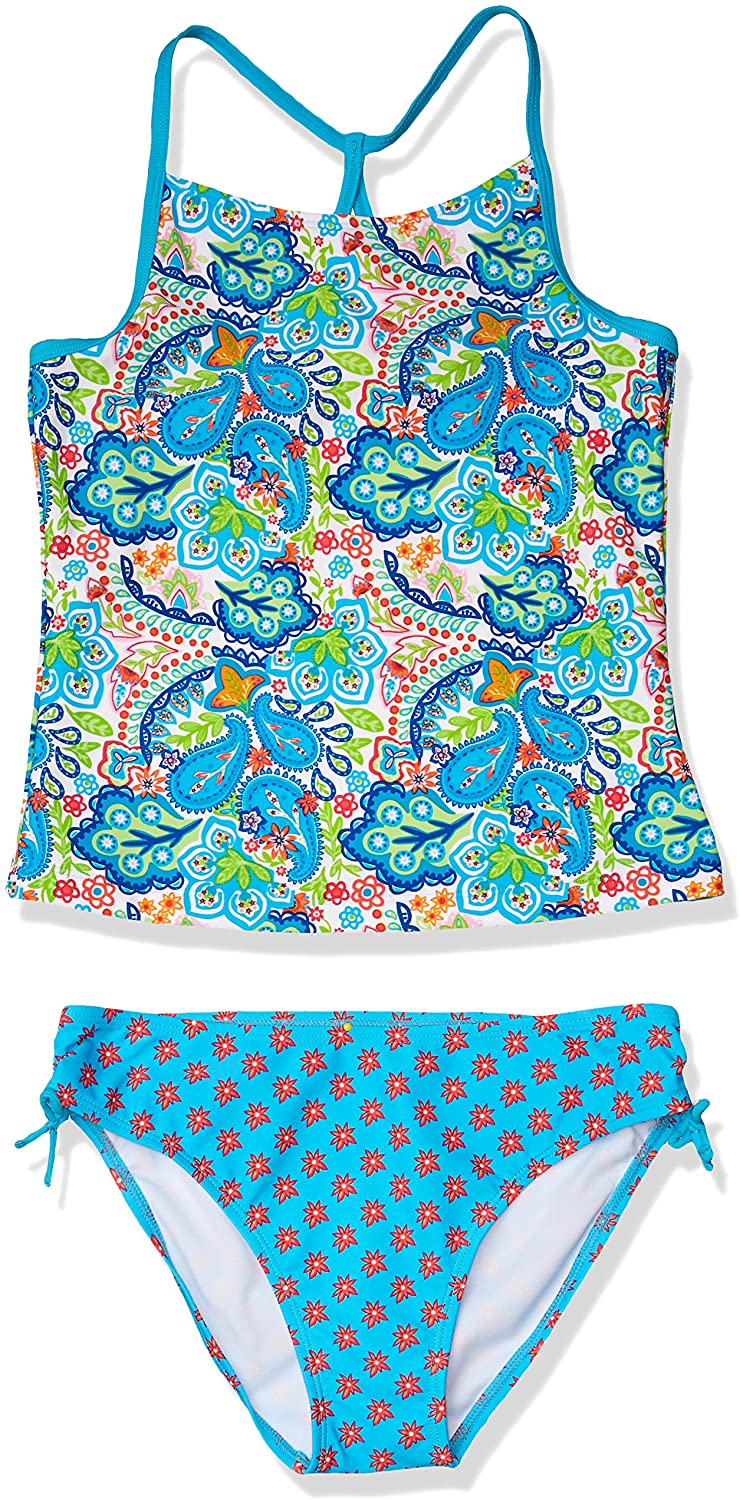 Tommy Bahama Girls' Two-Piece Bikini Swimsuit Bathing Suit