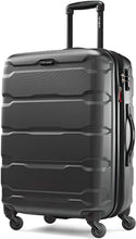 
                        
                          Load image into Gallery viewer, Samsonite Omni PC Hardside Expandable Luggage with Spinner Wheels, Black, Carry-On 20-Inch
                        
                      