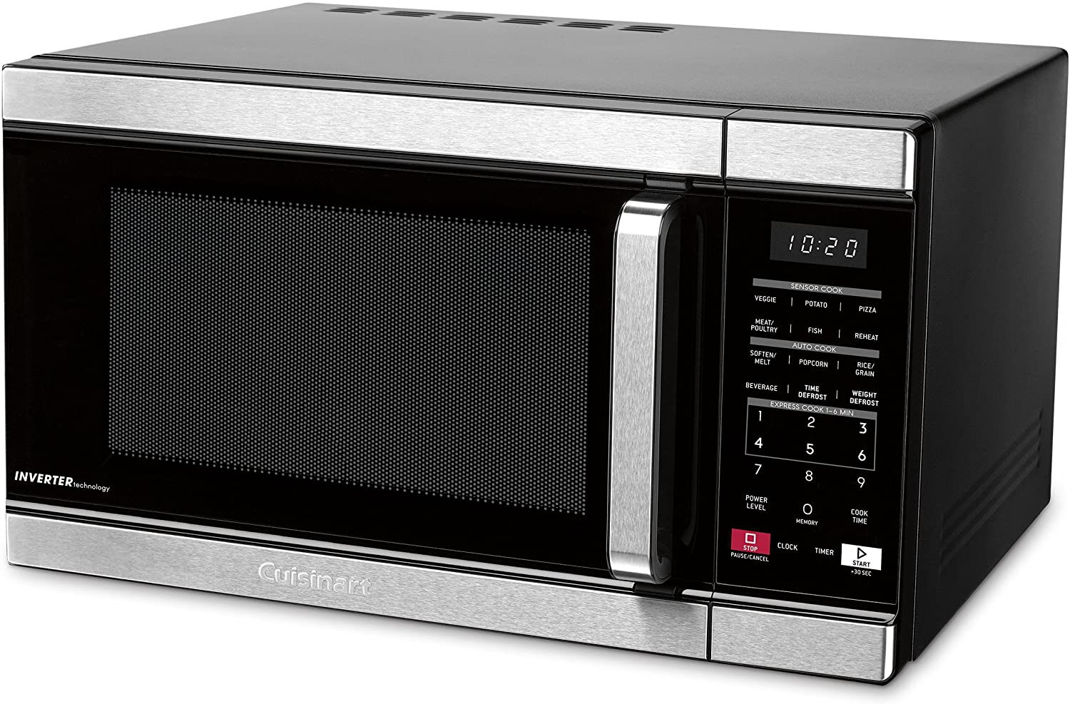 Cuisinart CMW-110 Stainless Steel Microwave Oven, Silver - JOY2ESpree