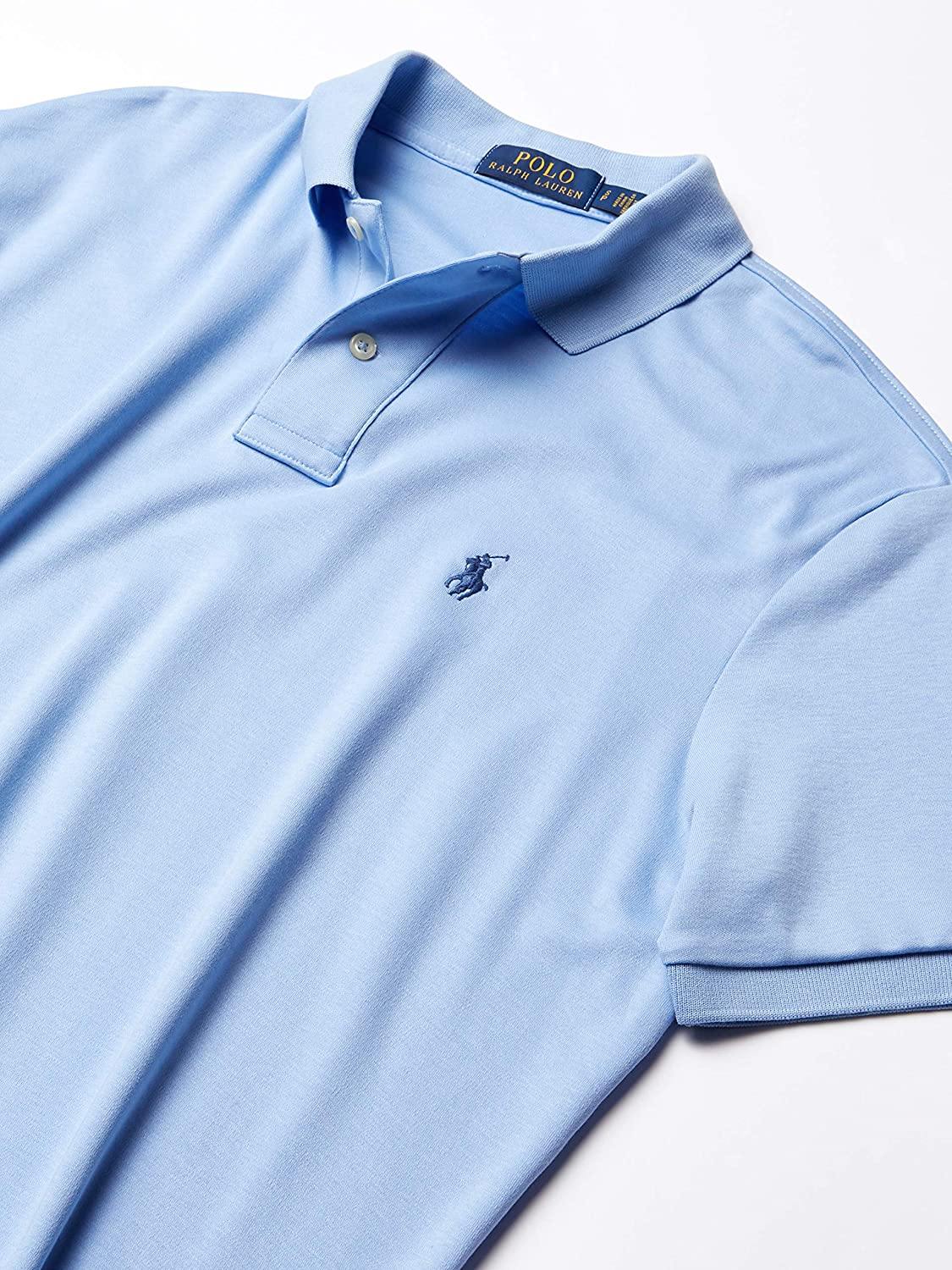 Polo RL Men's Custom Slim Fit Mesh Pony Shirt