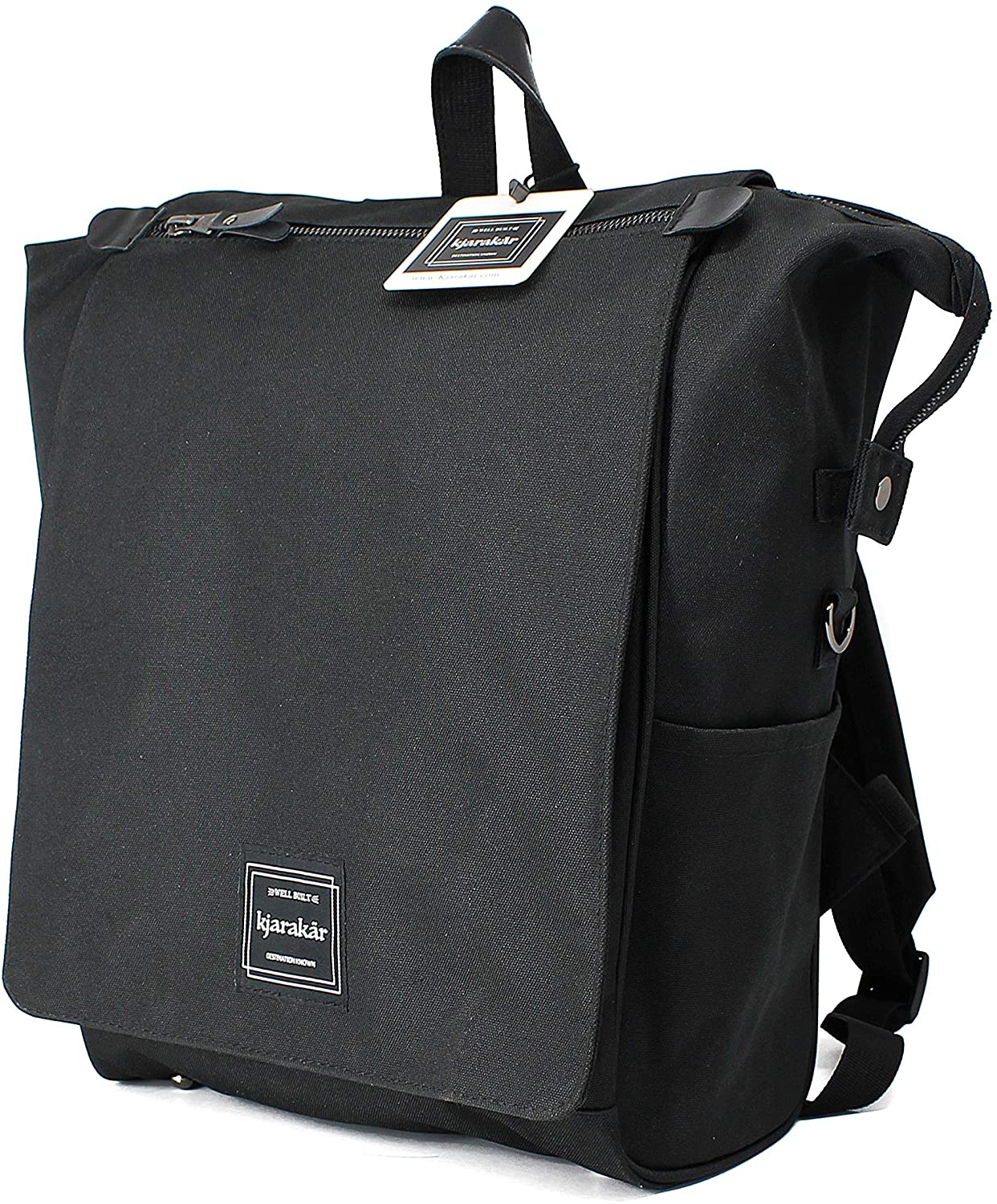 KJARAKÄR Backpack | Classic & Premium Styles | Metal Zippers | Leather Accessories | Gym, Work, School, Diaper Bag