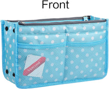 
                        
                          Muat gambar ke penampil Galeri, Vercord Updated Purse Handbag Organizer Insert Liner Bag in Bag 13 Pockets Purple Small
                        
                      