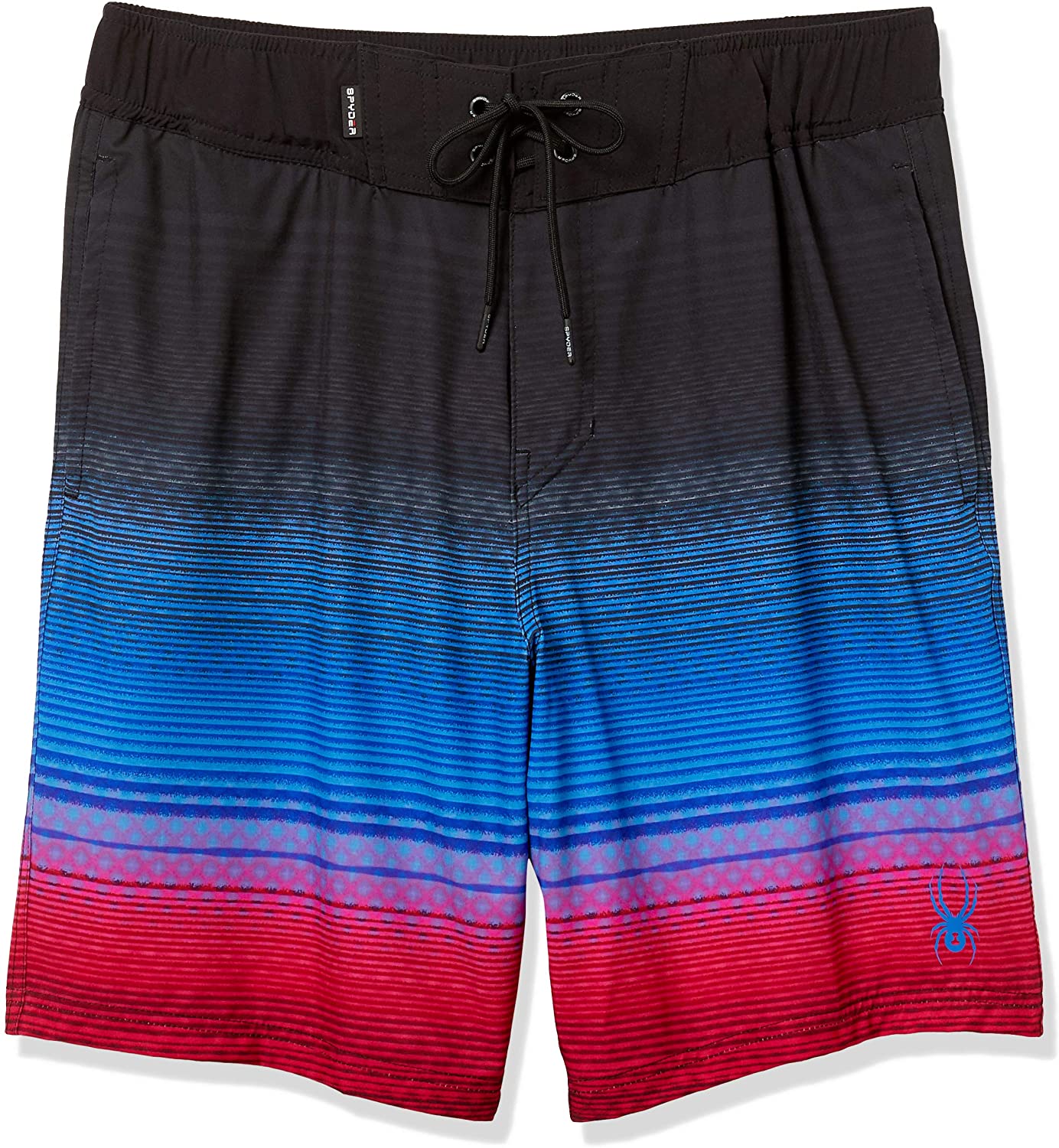 Spyder Men's 9" Ombre Stripe Hybrid Board Short