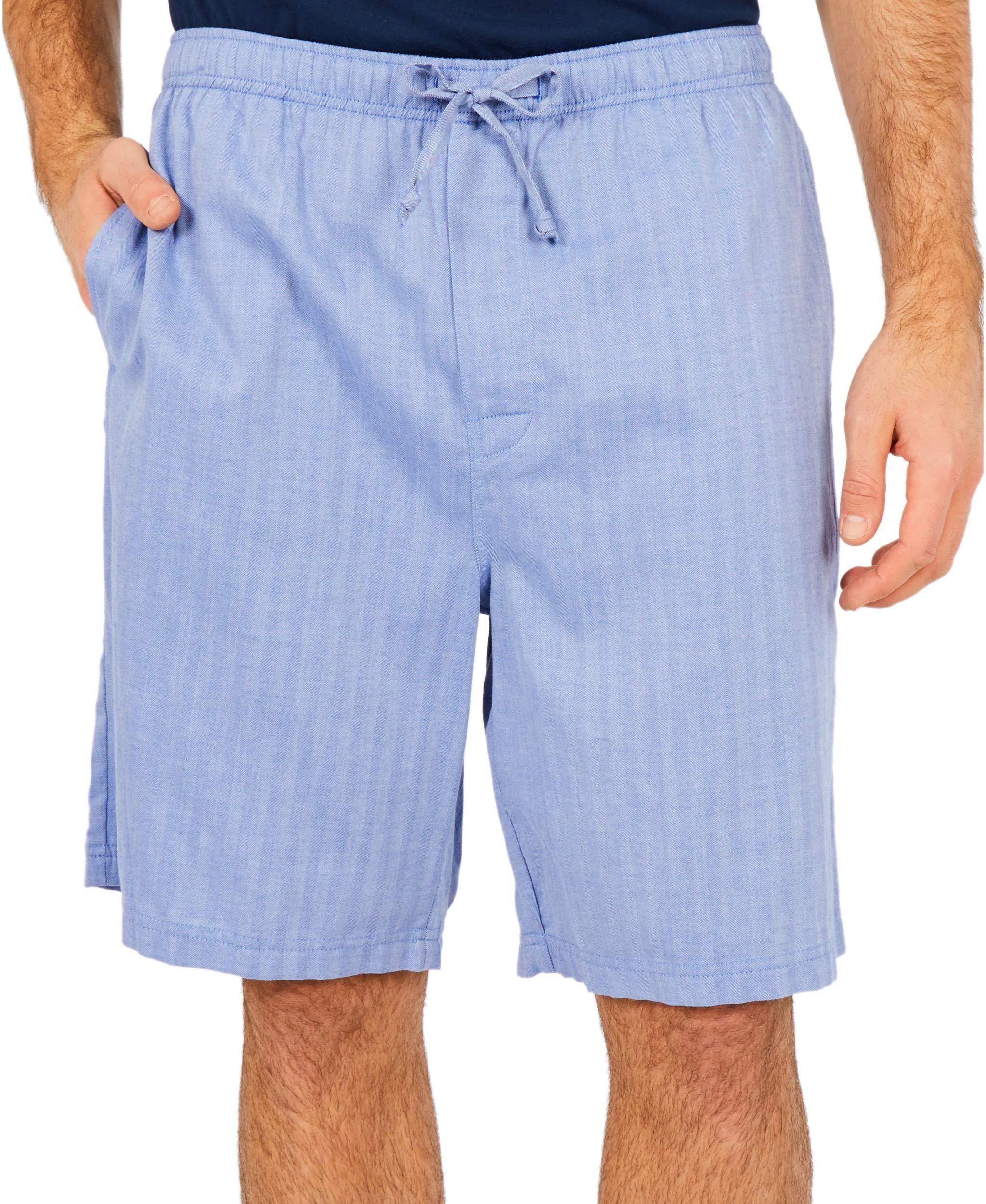 Nautica Men's Soft Woven 100% Cotton Elastic Waistband Sleep Pajama Short - JOY2ESpree