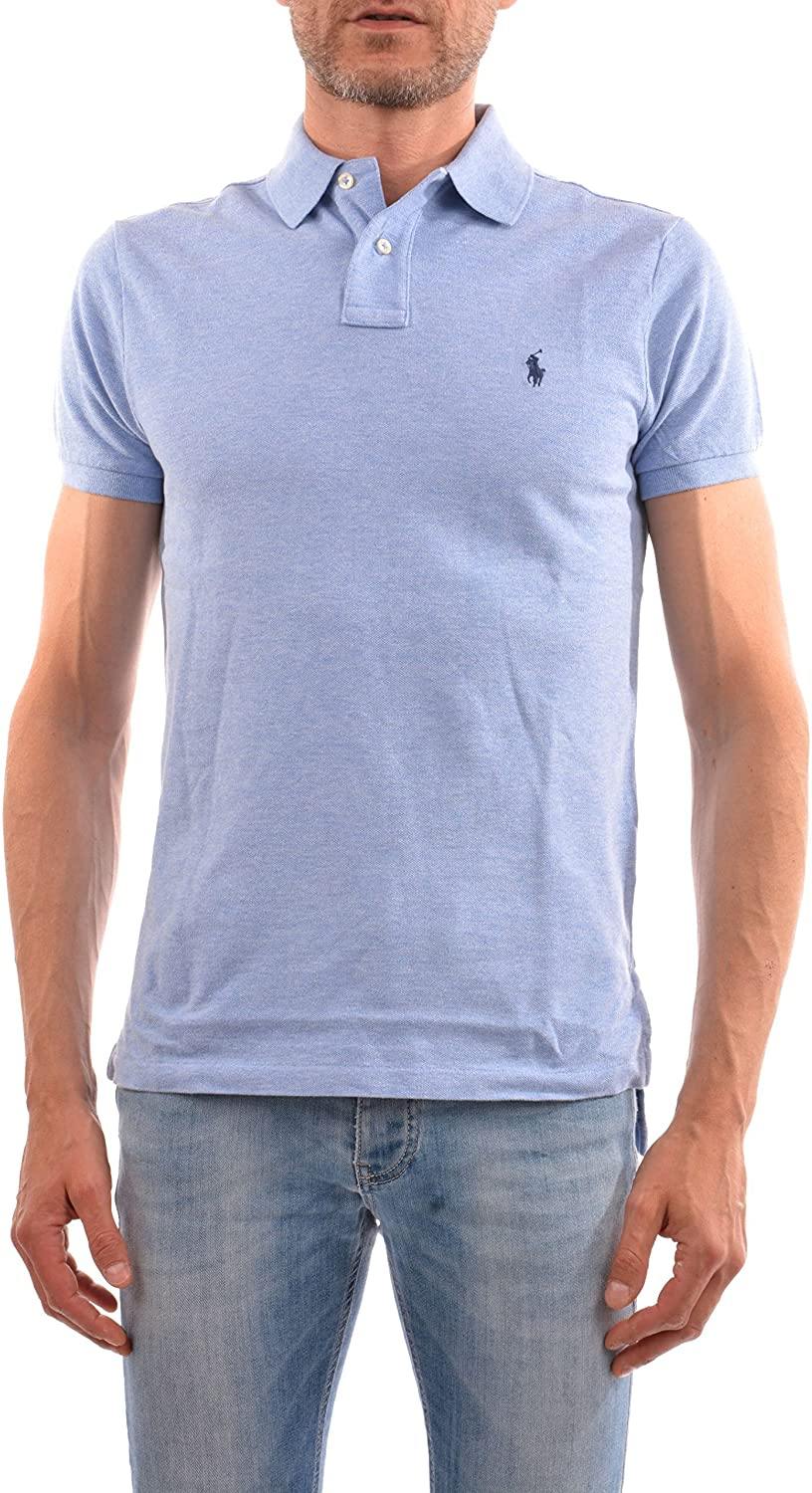 Polo RL Men's Custom Slim Fit Mesh Pony Shirt