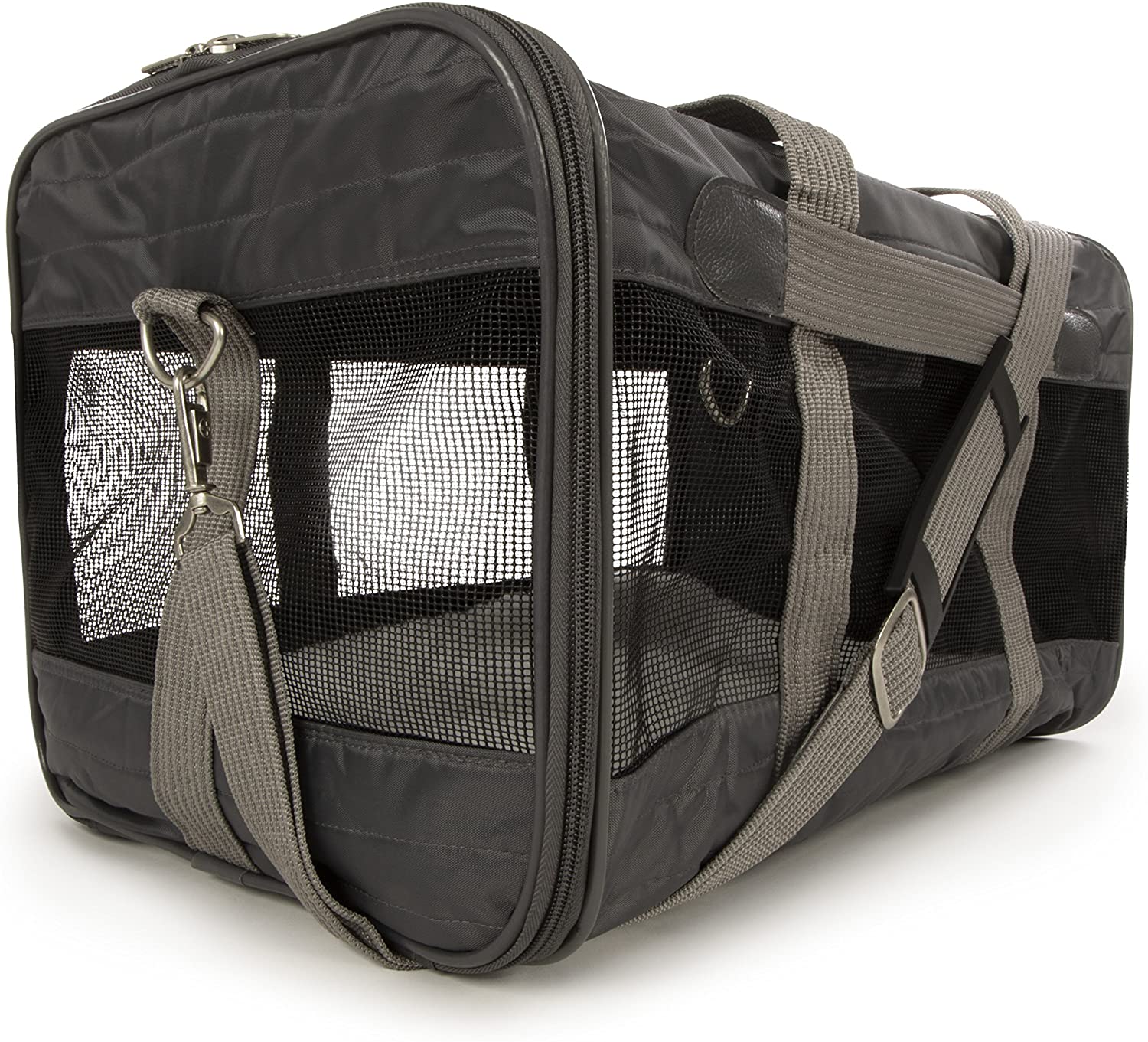 Sherpa Original Deluxe Airline Approved Pet Carrier, Medium, Black