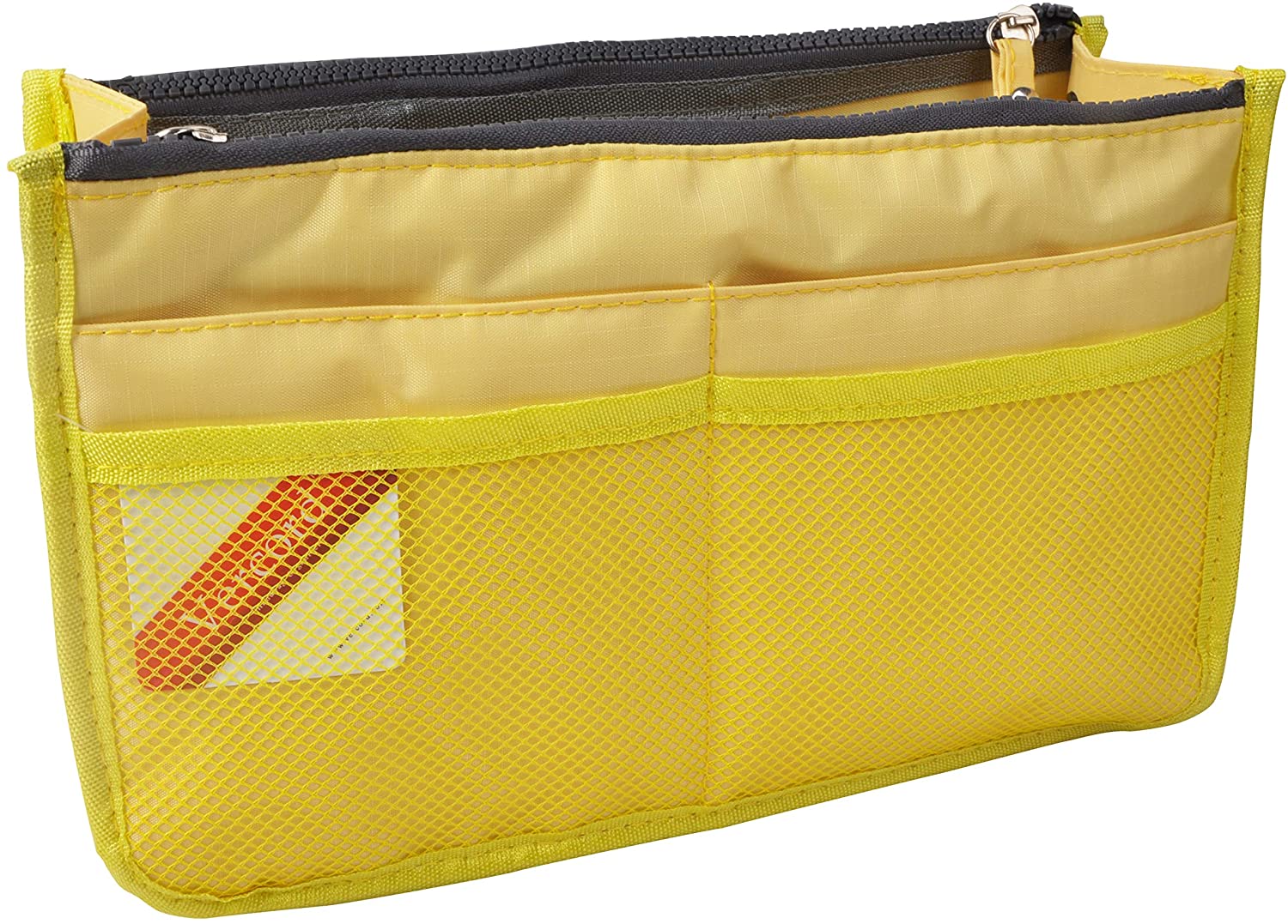 Vercord Updated Purse Handbag Organizer Insert Liner Bag in Bag 13 Pockets Purple Small