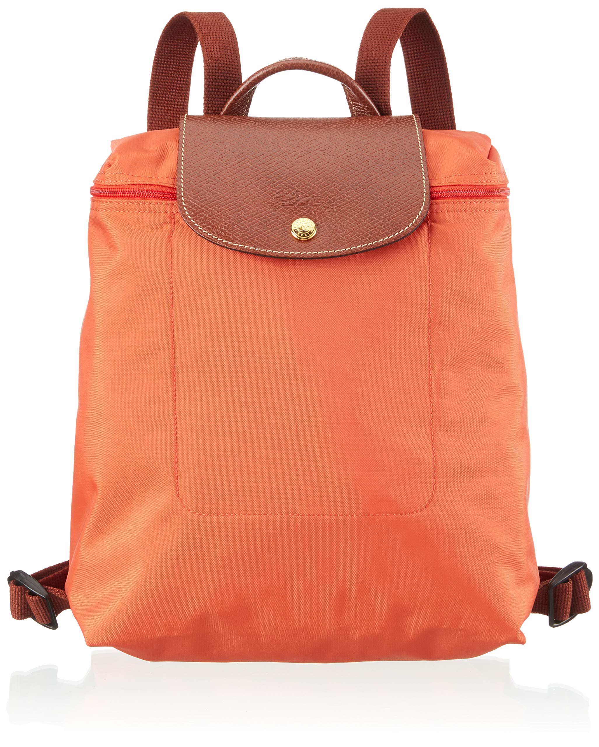 Longchamp 'Le Pliage' Nylon and Leather Club Women's Backpack, Chalk
