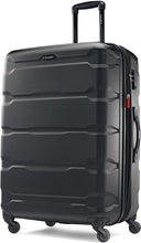 
                        
                          Load image into Gallery viewer, Samsonite Omni PC Hardside Expandable Luggage with Spinner Wheels, Black, Carry-On 20-Inch
                        
                      