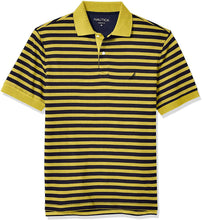 
                        
                          गैलरी व्यूवर में इमेज लोड करें, Nautica Men's Classic Fit 100% Cotton Soft Short Sleeve Stripe Polo Shirt - JOY2ESpree
                        
                      