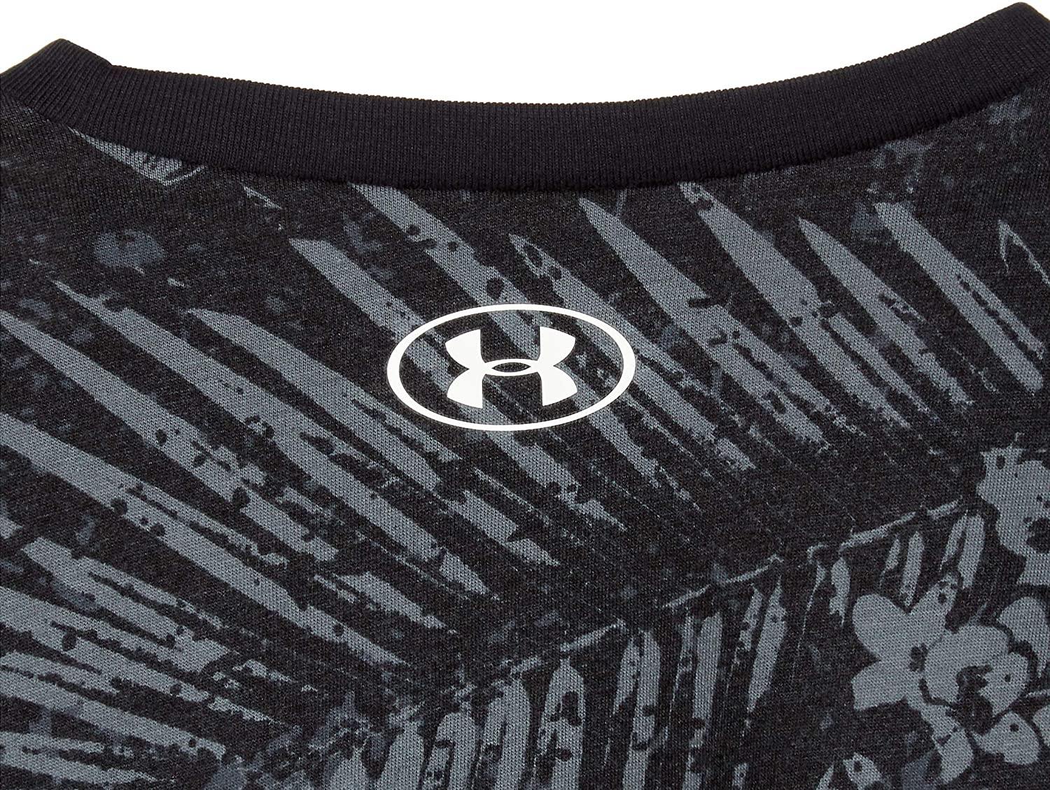 Under Armour Boys' Project Rock Aloha Warrior Mana Short Sleeve Shirt