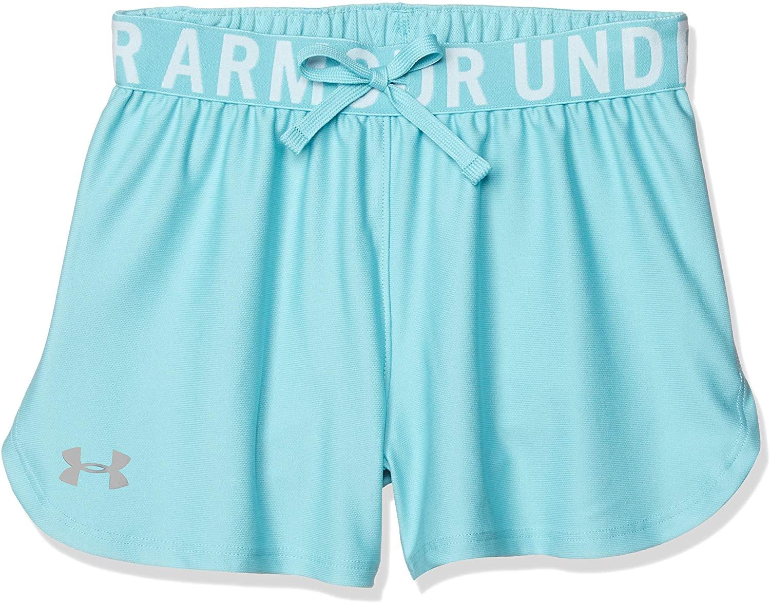 Under Armour Girls' Play Up Solid Workout Gym Shorts