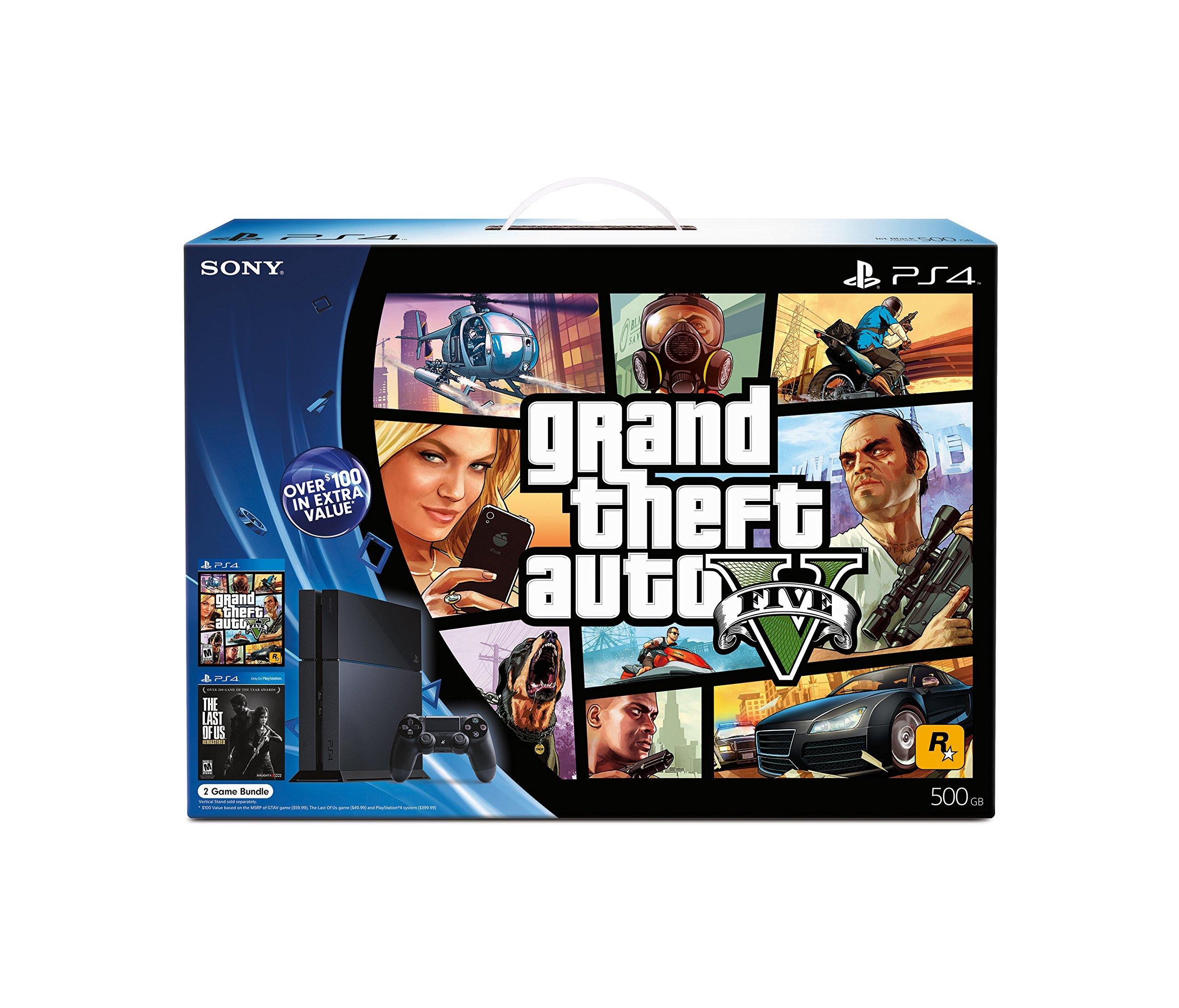 PlayStation 4 Black Friday Bundle - Grand Theft Auto V and The Last of Us Remastered - JOY2ESpree