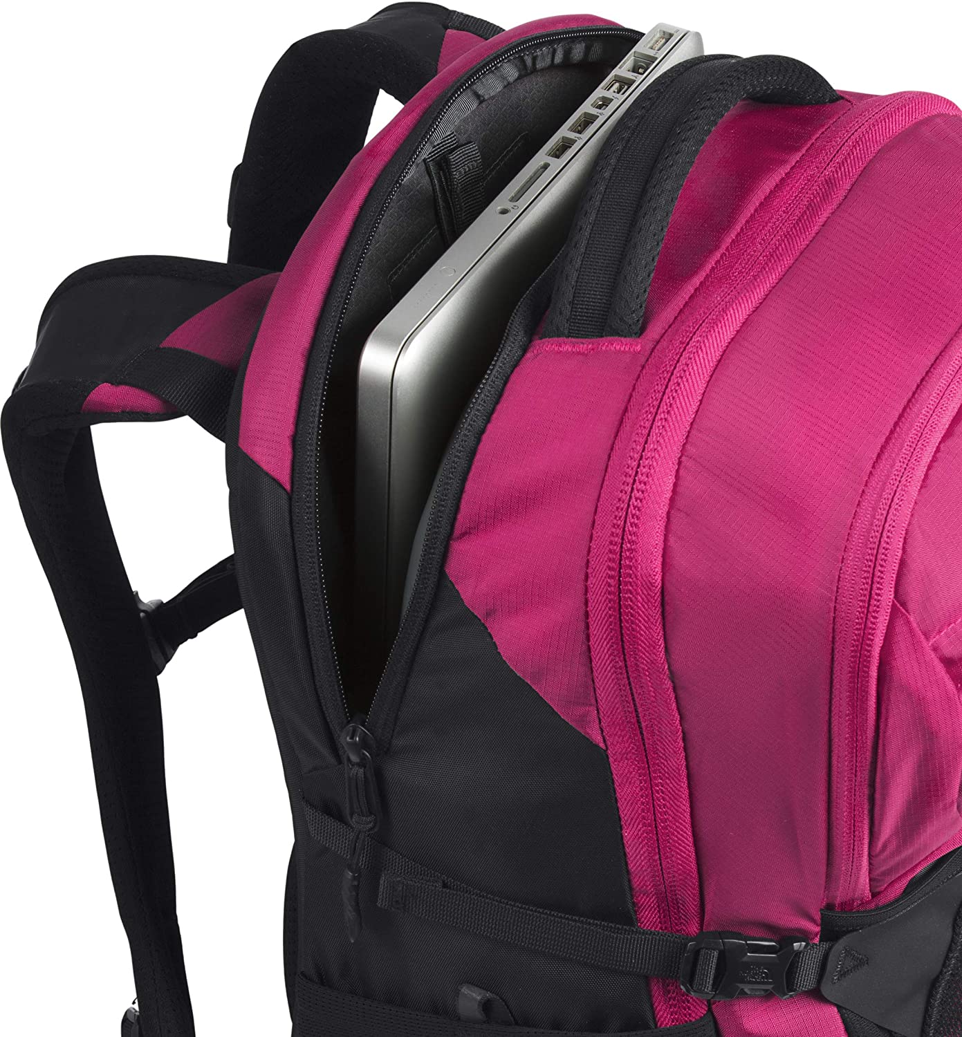 The North Face Women's Recon Backpack, TNF Black Heather/Silver Reflective, One Size