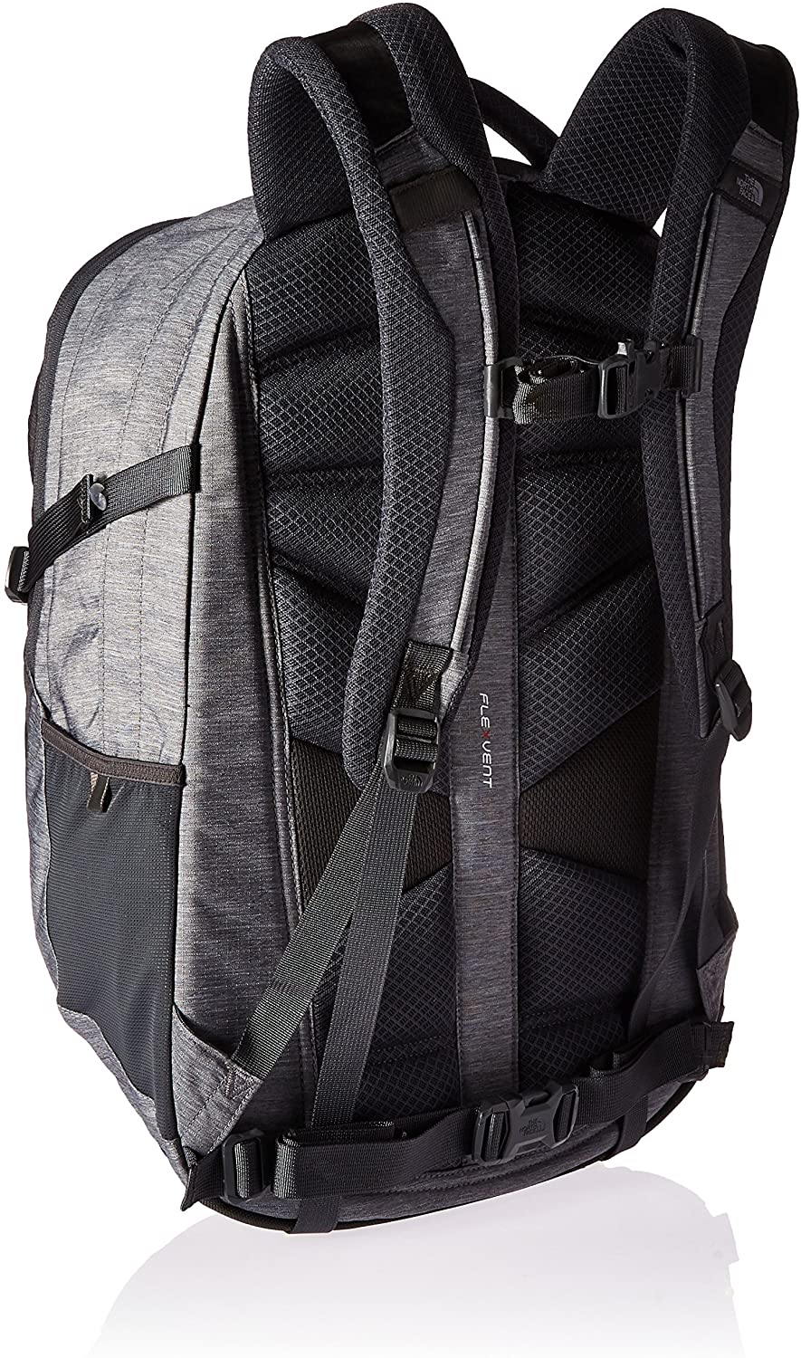 The North Face Women's Recon Backpack, TNF Black Heather/Silver Reflective, One Size