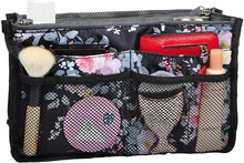 
                        
                          Load image into Gallery viewer, Vercord Purse Organizer Insert for Handbags Bag Organizers Inside Tote Pocketbook Women Nurse Nylon 13 Pockets Black Medium
                        
                      