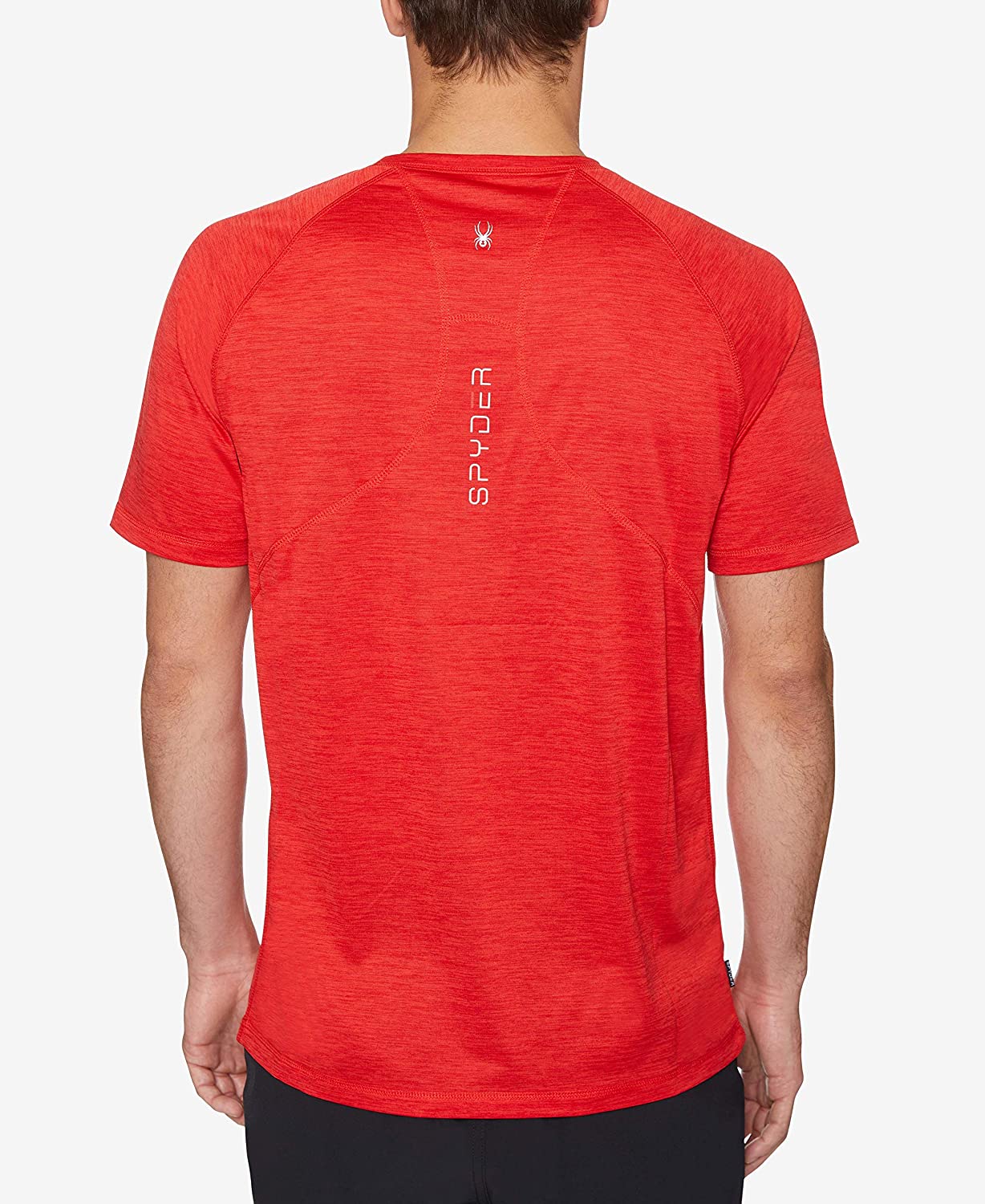 Spyder Men's Hydro Stretch Swim T-Shirt - Quick Dry Short Sleeve Rash Guard Tee