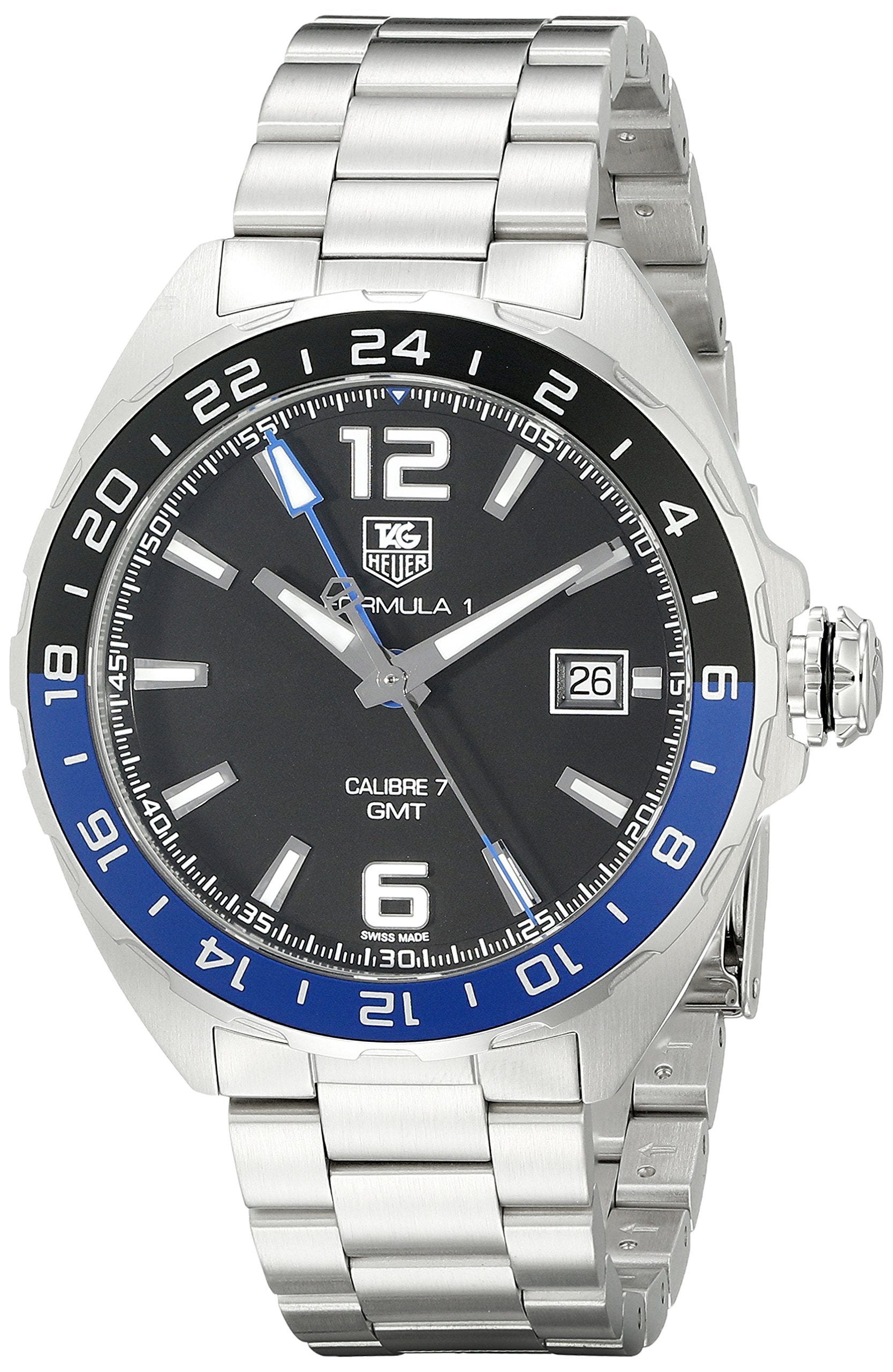 TAG Heuer Men's WAZ211A.BA0875 Formula 1 Analog Display Swiss Automatic Silver Watch