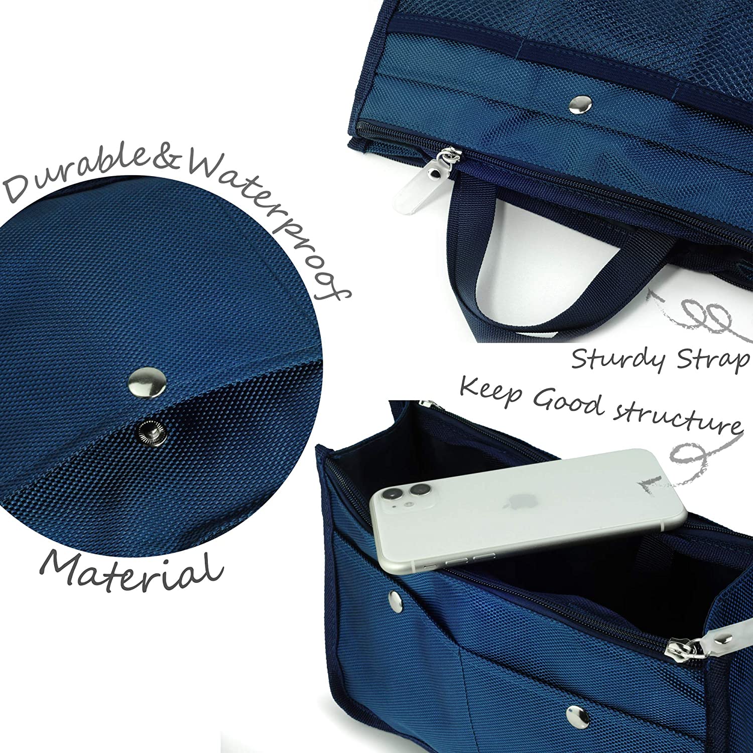 Hoxis Purse Organizer Insert Handbag Organzier Bag in Bag