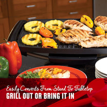 
                        
                          गैलरी व्यूवर में इमेज लोड करें, George Foreman 12-Serving Indoor/Outdoor Rectangular Electric Grill, Red, GFO201R - JOY2ESpree
                        
                      