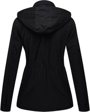 
                        
                          Load image into Gallery viewer, WenVen Women's Military Anorak Jacket Hoodie Lightweight Cotton Casual Coat - JOY2ESpree
                        
                      