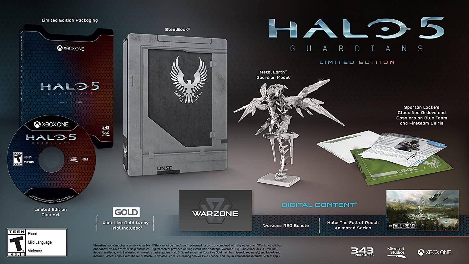 Halo 5: Guardians - Limited Edition (Physical Disc) - Xbox One - JOY2ESpree